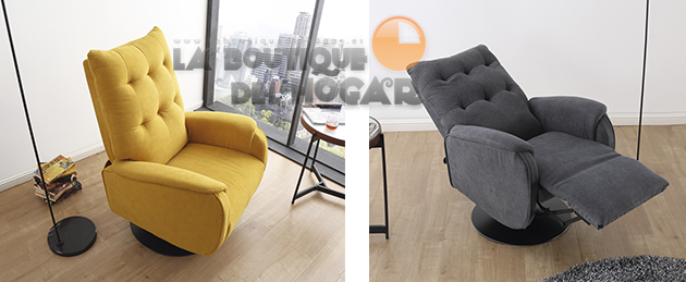 Sillón Relax en Tela Modelo Swing