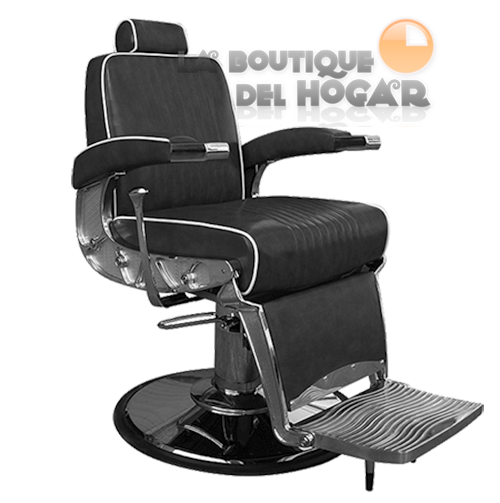 Sillón Barbero hidráulico reclinable y giratorio con reposabrazos Modelo Standard