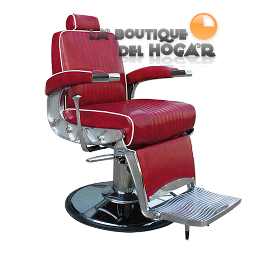 Sillón Barbero hidráulico reclinable y giratorio con reposabrazos Modelo Standard