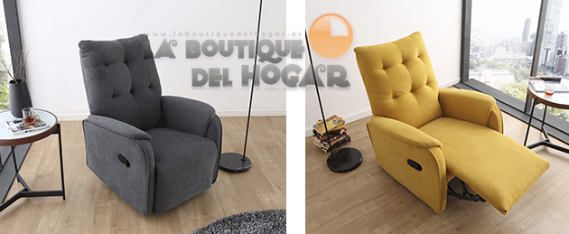 Sillón Relax en Tela Modelo Swing