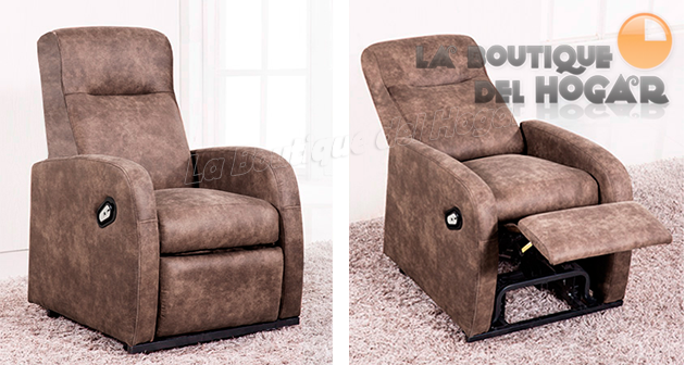 Sillón Relax Levantapersonas en Tela Modelo Trade
