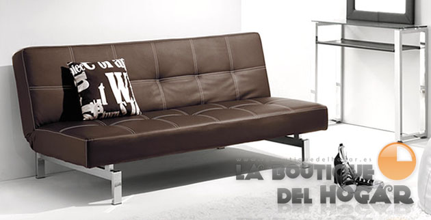 Sofa Cama Modelo Mont Blanc con Sistema de apertura a presión clic clac