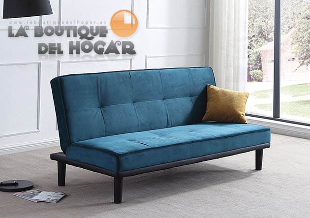 Sofá Cama Modelo Surfer en Tela con Sistema de apertura clic clac tipo libro
