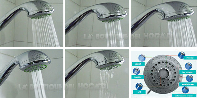 Ducha ecológica con 8 funciones de hidromasaje