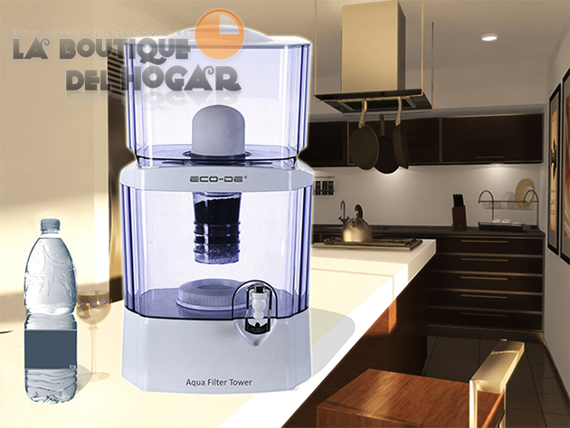 Purificador de agua de 24 litros - Aqua Filter Tower ECO-3150
