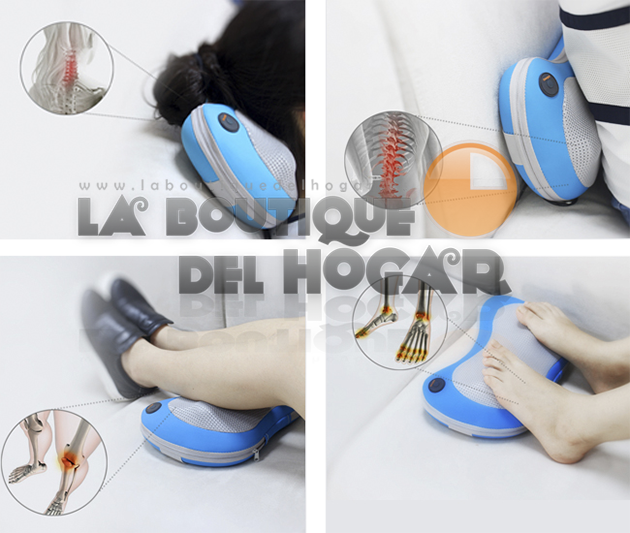 Masajeador Cervical Multiusos Shiatsu 3D con Calor Infrarrojo