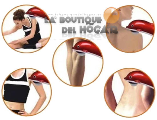 Masajeador profesional Delfín con Golpeteo Knocking e Infrarrojos