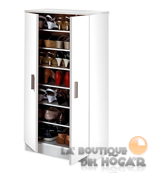 Armario Zapatero de 2 puertas Modelo Terra - Color Blanco