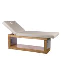 Camilla de masaje Spa fija de 2 cuerpos con estructura de madera Occi Mod. WKS017.A26