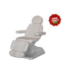 Camilla de Estética motorizada de 3 cuerpos y 4 motores sin calefacción Modelo Oasis Blanca