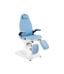 Sillón de podología electrico de 3 motores con agujero facial Modelo Deneb - Color Azul