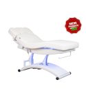 Camilla de Masaje eléctrica SPA con 3 motores, Calefacción y Base Curva Modelo Tal WKS028 - Color Blanco