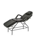 Camilla de belleza fija reclinable de 3 cuerpos Modelo Mylo WK-E001.A12 Weelko Negra