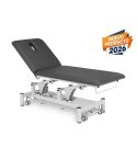 Camilla de Masaje y Fisioterapia eléctrica de 2 secciones con 1 motor y agujero facial Modelo Polaris