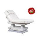 Camilla de Masaje eléctrica SPA con 4 motores, Calefacción, Cajonera e iluminación LED Modelo Post WKS022 - Color Blanco