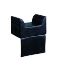 Cojín Asiento Alzador de Peluquería tapizado para niños Modelo Bambino Negro