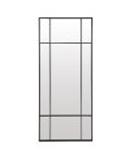 Espejo Rectangular vertical tipo ventana con marco negro Modelo Orlando 70x170