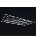 Lampara LED Hexagonal de techo Multifuncional con diseño de panal Modelo Bee