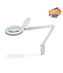 Lupa con Lampara LED de 5 aumentos con luz fría y brazo articulado con pinza Widen WKL005T Weelko