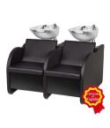 Lavacabezas Doble con Brazo intermedio y pica a elegir Modelo LBH Holanda Omega XL Doble Negro