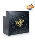 Mueble de recepción Barbería y Peluquería con cajones y armarios Modelo Miraq /01 Negro