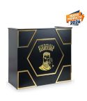 Mueble de recepción Barbería y Peluquería con cajones y armarios Modelo Orayn /01 Negro