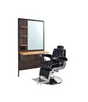 Pack - Sillón Barbería Hugo negro / Tocador Logan B Black