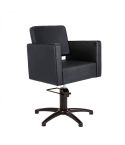 Sillón hidráulico de corte con base negra de estrella y reposabrazos Modelo Dora BF