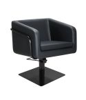 Sillón Corte de Peluquería con base cuadrada negra Modelo Egan B-BS