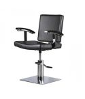 Sillón hidráulico de corte con base cuadrada y reposabrazos Modelo Touch