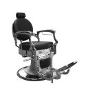Sillón Clásico de Barbero hidráulico estilo Retro Vintage con reposapies integrado Modelo Classic