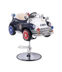 Sillón de Peluquería Infantil con diseño de cochecito de policía Vintage Modelo Cops Car