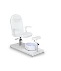 Sillón de Pedicura giratorio con bañera de pies y reposapiés Modelo Aqua WW