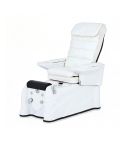 Sillón de Pedicura SPA tapizado en PU con Masaje Shiatsu, Hidromasaje y Cromoterapia LED Modelo Ease Blanco