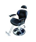 Sillón Barbero o Peluquería hidráulico reclinable con reposapiés cromado Modelo Unisex