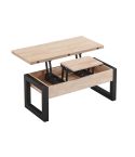 Mesa Centro Elevable y Extensible Loft Advance Nordish / Negro