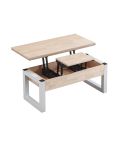 Mesa Centro Elevable y Extensible Loft Advance Nordish / Blanco