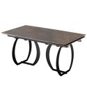 Mesa Comedor Extensible Venezia 160–240 cm Gres Gris