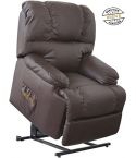 Sillón de Masaje Relax Irene Levantapersonas Modelo Alta Gama Chocolate