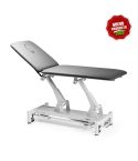 Camilla de masaje eléctrica Fisioterapia Premium de 2 cuerpos Modelo Classic 201 - Estructura Blanca