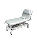 Camilla Estética eléctrica de 2 cuerpos con 1 motor y agujero facial Modelo Optima Blanca