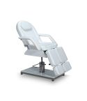 Sillón de Pedicura Gama Alta de 3 cuerpos con agujero facial Modelo Mensa WW Blanca
