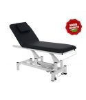 Camilla de masaje eléctrica de 2 cuerpos con 1 motor y agujero facial Modelo Vital WPF0006.A66 Gris Weelko