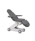 Sillón de podología eléctrico de 4 motores con agujero facial y luz LED Modelo B-LIGHT502 Gris Weelko