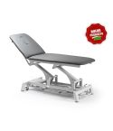 Camilla de Masaje eléctrica Premium de 2 secciones con 1 motor y agujero facial Modelo Titan 301 - Color Gris antracita