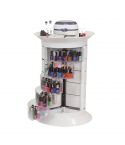 Carrito Mostrador de Manicura y Pedicura Modelo Evita Plus color Blanco