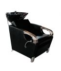 Lavacabezas con pica negra y respaldo ergonómico Modelo Art