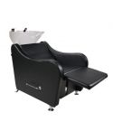 Lavacabezas con pica blanca y respaldo ergonómico Modelo Kurva