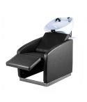 Lavacabezas con pica blanca y respaldo ergonómico Modelo Straight Line Black