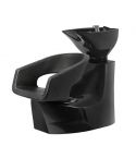 Lavacabezas con pica negra y asiento ergonómico Modelo Rolls